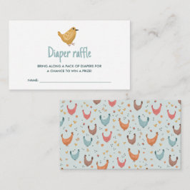 Niedliches Windelwaschbecken Begleitkarte