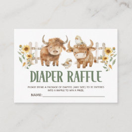 Niedliches Windelwaschgerät für Jungtiere in der H Begleitkarte