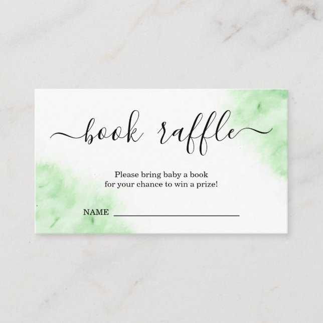 Niedliches Windsurfbuch für Babydusche Begleitkarte (Vorderseite)