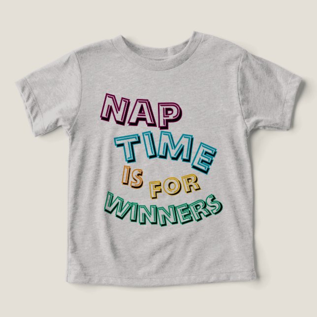 Niedliches Witz "Nickerchen Time is for Winners" K (Design Vorderseite)