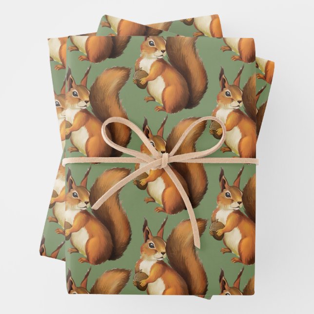 Niedliches Wrapper-Papier Geschenkpapier Set (Beispiel)