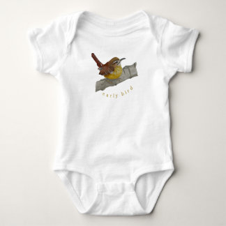 Niedliches Wren "Early Bird" Baby Outfit Strampler