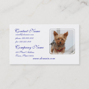 Niedliches Yorkie Visitenkarte