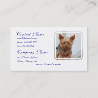 Niedliches Yorkie Visitenkarte