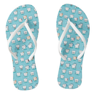 Niedliches Zahnmuster Flip Flops