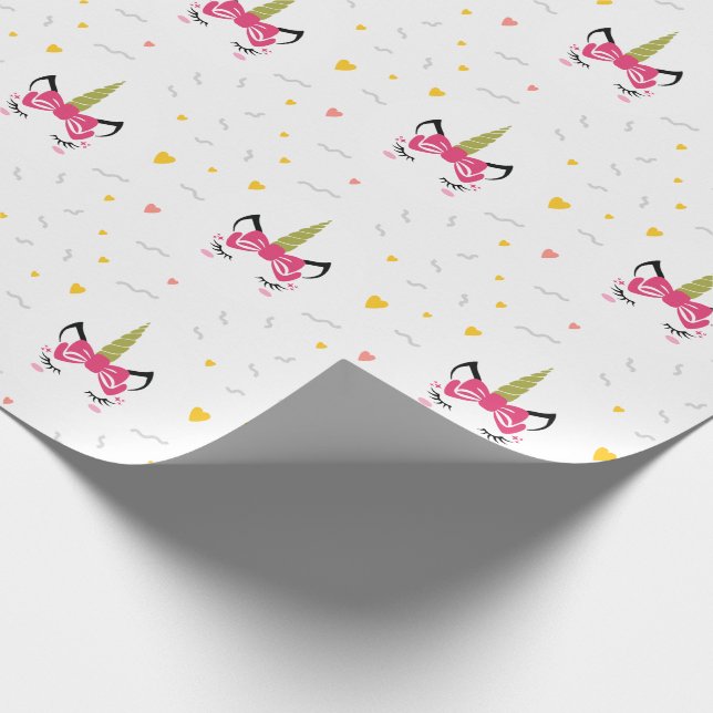 Niedliches Zauberschläfchen Geschenkpapier (Ecke)