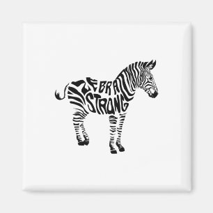 Niedliches Zebra Strong Ehlers Danlos Syndrome Bew Magnet