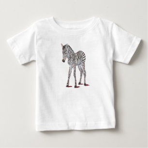 Niedliches Zebra Top Wildlife Design für Babies T 