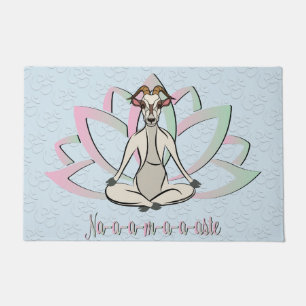 NIEDLICHES ZIEGEN YOGA Namaste GetYerGoat™ Fußmatte