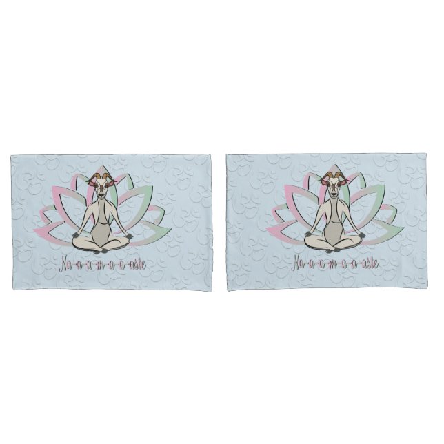NIEDLICHES ZIEGEN YOGA | Namaste GetYerGoat™ Kissenbezug (Vorderseite-Set)