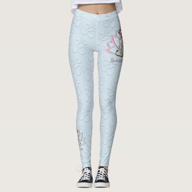 NIEDLICHES ZIEGEN YOGA | Namaste GetYerGoat™ Leggings (Vorderseite)