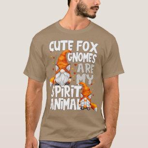 Niedliches Zitat von Geiststieren für Genomliebhab T-Shirt