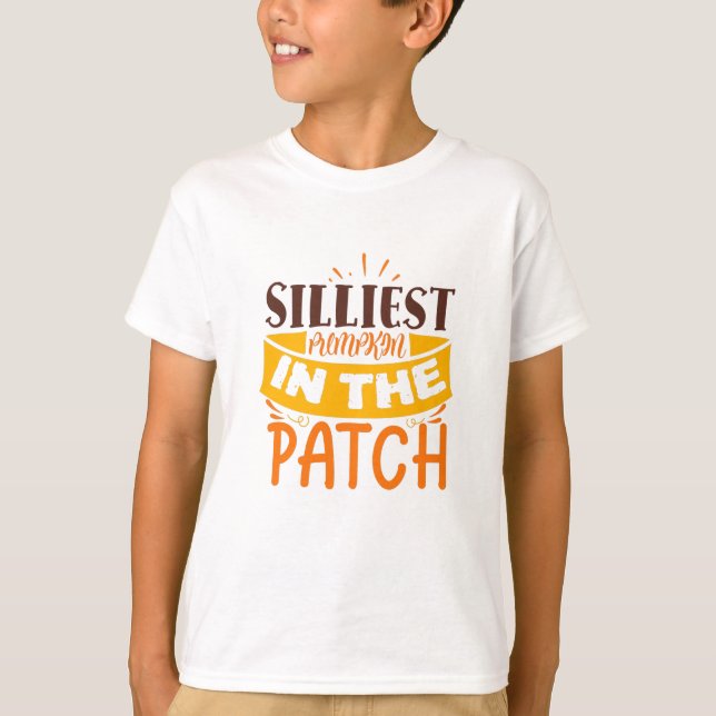 Niedliches Zitat von Silmost Pumpkin T-Shirt (Vorderseite)