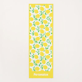 Niedliches Zitronenmuster Frucht Orchard Zen Yoga  Yogamatte