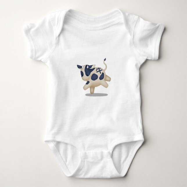 Niedliches Zodiac Ox Baby Strampler (Vorderseite)