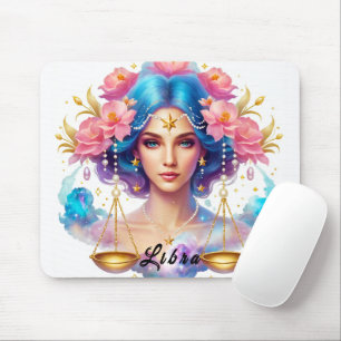 Niedliches Zodiakszeichen/Libra Mousepad