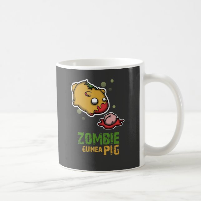 Niedliches Zombie-Meerschweinchen Tasse (Rechts)