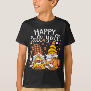 Niedliches Zwergpaar mit Kürbisgewürz Fall Yall au T-Shirt