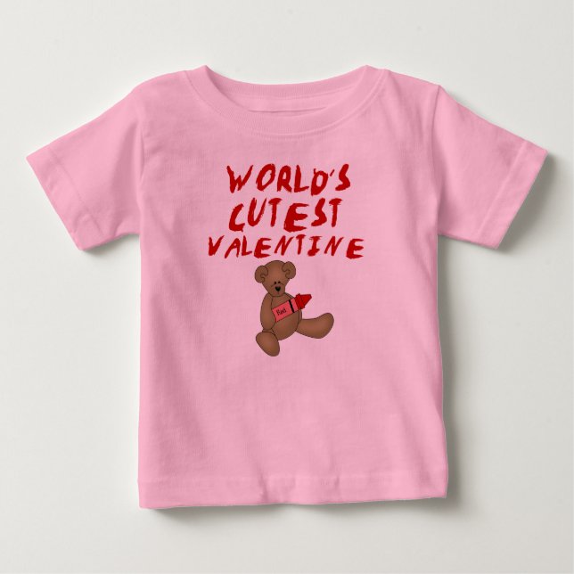 Niedlichste der Valentine-T-Shirts und Geschenke Baby T-shirt (Vorderseite)