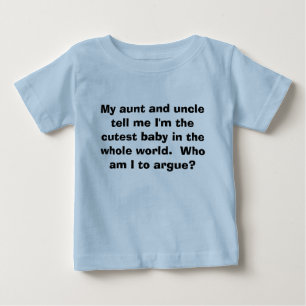 Niedlichstes Baby: Wer sind ich, zum zu Baby T-shirt