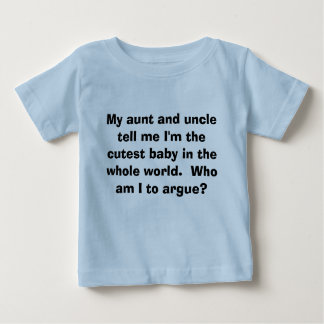 Niedlichstes Baby: Wer sind ich, zum zu Baby T-shirt