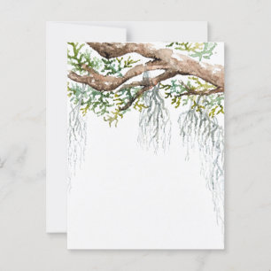 Niedrig-Country-Einladung Postkarte