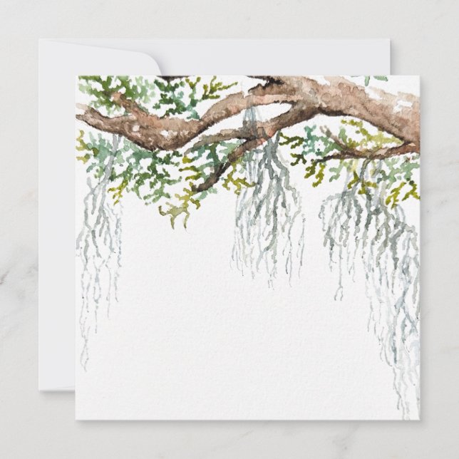 Niedrig-Country-Einladung Save The Date (Vorderseite)