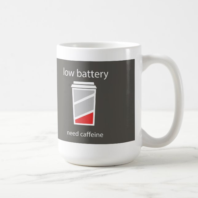 Niedrige Batterie-Bedarfs-Koffein-Tasse Kaffeetasse (Rechts)