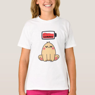 Niedrige Batterielocht - Funny Comic Doodle T-Shirt