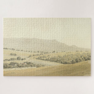 Niedrige Berglandschaft - Caspar David Friedrich Puzzle