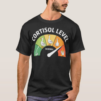 Niedrige Cortisolspiegel erhöhen Cortisolspiegel T-Shirt