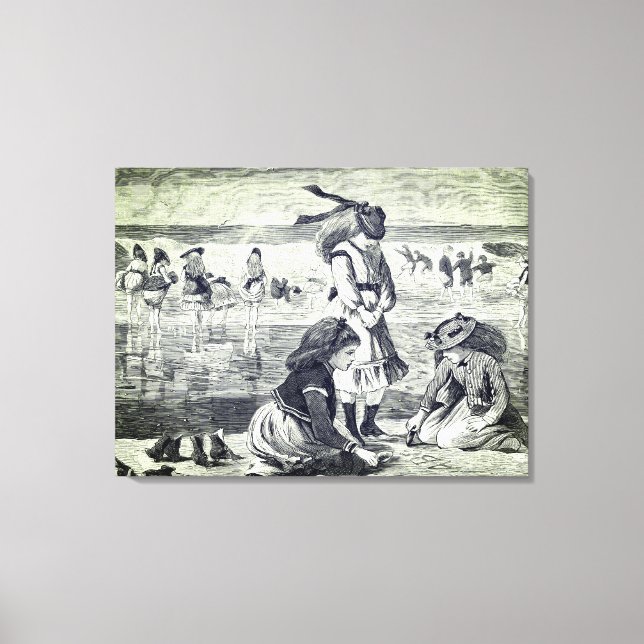 Niedrige Flut (1870) Leinwanddruck (Vorderseite)