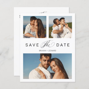 Niedrige Kosten 3 Fotos Couple Einfaches elegantes