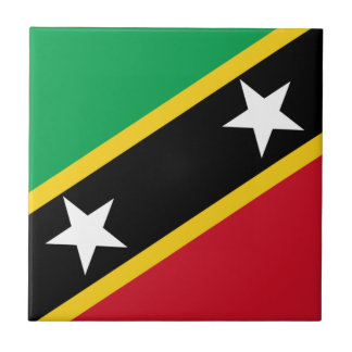Niedrige Kosten! Heiliges Kitts und Nevis-Flagge Fliese