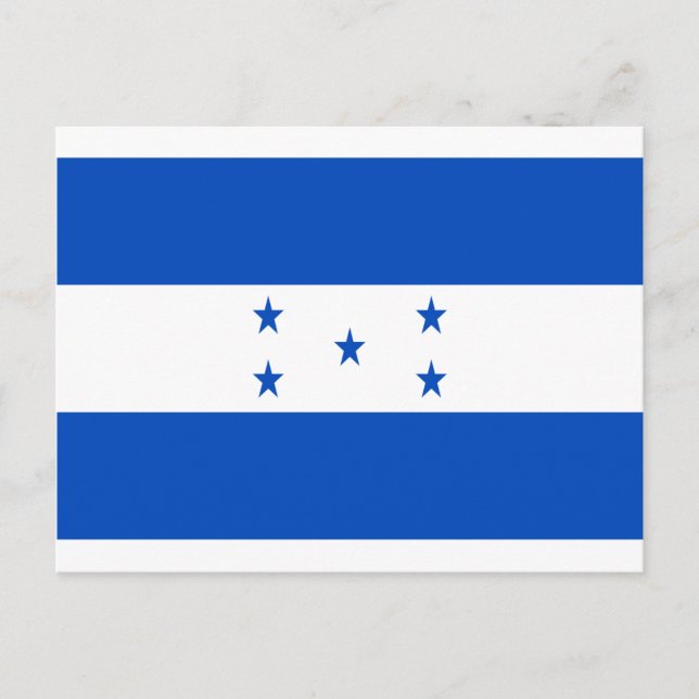 Niedrige Kosten! Honduras-Flagge Postkarte (Vorderseite)