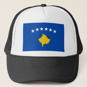 Niedrige Kosten! Kosovo-Flagge Truckerkappe