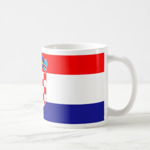 Niedrige Kosten! Kroatische Flagge Kaffeetasse