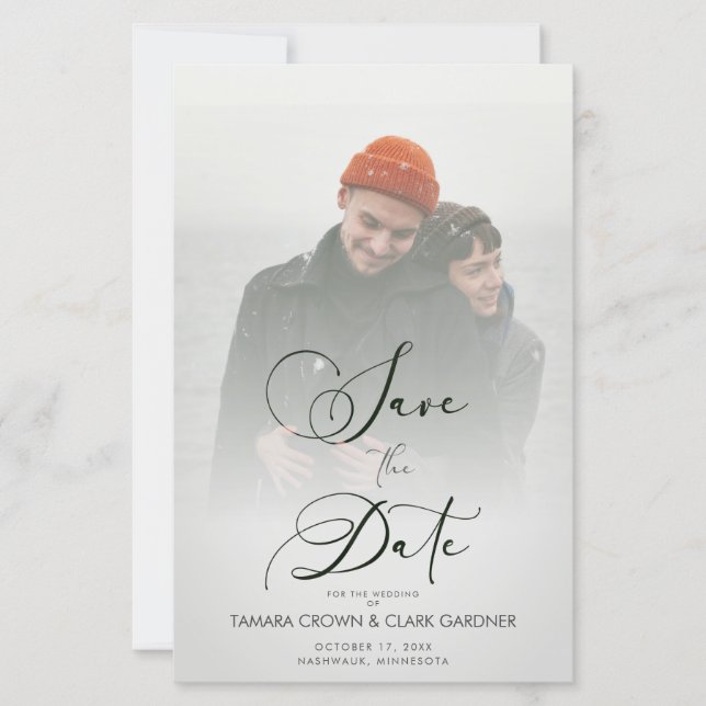 Niedrige Kosten, moderne Transparenz Hochzeit (Vorderseite)