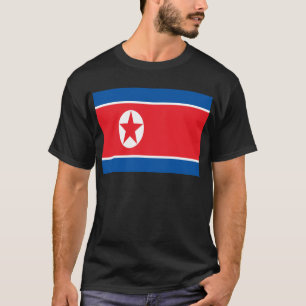 Niedrige Kosten! Nordkorea-Flagge T-Shirt