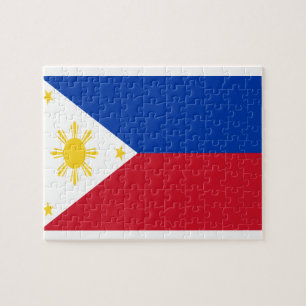 Niedrige Kosten! Philippinen-Flagge Puzzle