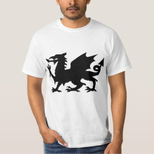 Niedrige Kosten-Schwarzes Winged T-Shirt