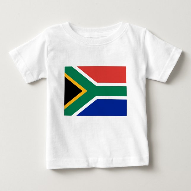 Niedrige Kosten! Südafrikanische Flagge Baby T-shirt (Vorderseite)
