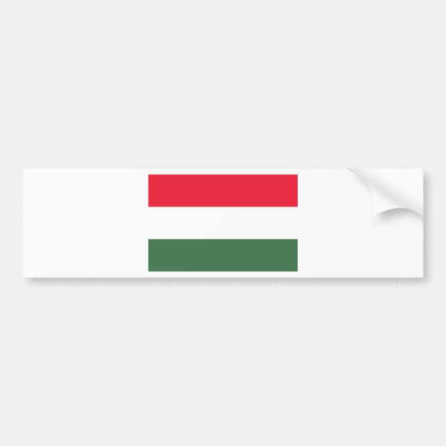 Niedrige Kosten! Ungarische Flagge Autoaufkleber (Vorne)