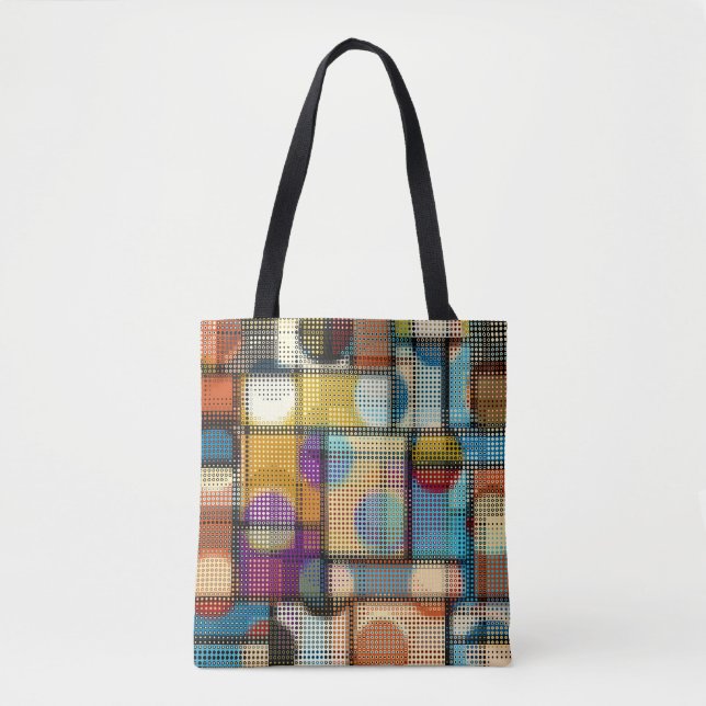 Niedrige Poly Pixel Kunst, geometrisches Muster. (Vorderseite)