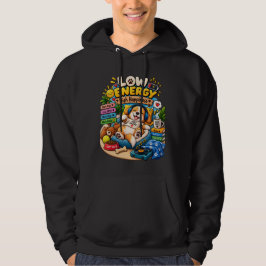 Niedrigenergie-Hochglück-Hund – Gemütlicher glückl Hoodie