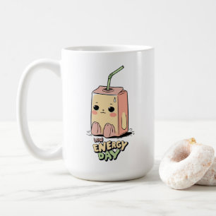 Niedrigenergie-Tag – Sanfte Müdigkeit Stiller Burn Kaffeetasse