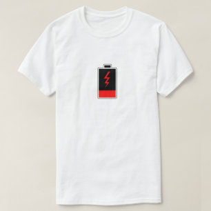 Niedriger Akku T-Shirt