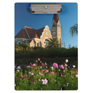 Niedriger Blickwinkel auf die Christ Church Klemmbrett