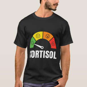 Niedriger Cortisolspiegel beruhigtes Stimmungsmess T-Shirt