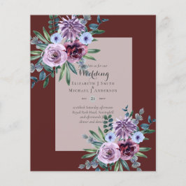 NIEDRIGER HAUSHALTSPLAN für Hochzeiten Flyer